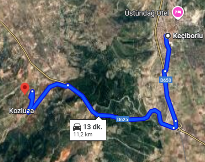 ISPARTA KEÇİBORLU KOZLUCA MAH.1.014M² TARLA SATILIK - ISPARTA KEÇİBORLU fotoğraf 4